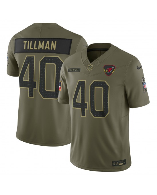 Pat Tillman Arizona Cardinals Nike 2025 Salute to Service Retired Limited Trikot – Olivgrün