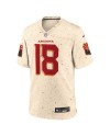Marvin Harrison Jr. Arizona Cardinals Nike 2025 Rivalries Collection Spieler Trikot – Natur