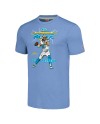 Justin Herbert Los Angeles Chargers Homage Unisex NFL Blitz Spieler Tri-Blend T-Shirt – Heathered Powder Blue