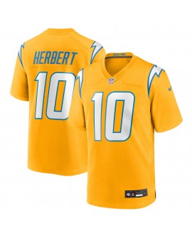 Justin Herbert Los Angeles Chargers Nike Alternate Charger PowerSpiele-Trikot für Jugendliche – Gold