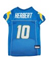 Justin Herbert Spieler-Haustiertrikot der Los Angeles Chargers – Blau