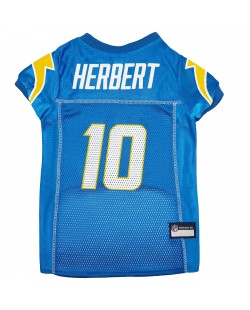 Justin Herbert Spieler-Haustiertrikot der Los Angeles Chargers – Blau