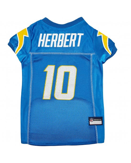 Justin Herbert Spieler-Haustiertrikot der Los Angeles Chargers – Blau