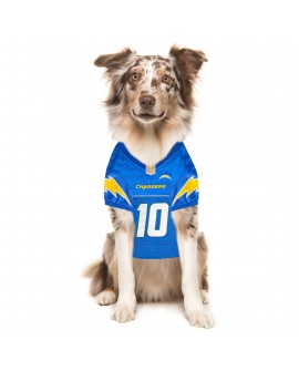 Justin Herbert Spieler-Haustiertrikot der Los Angeles Chargers – Blau