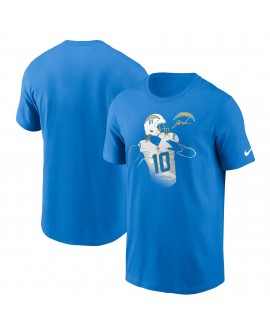 Justin Herbert Los Angeles Chargers Nike Spieler Graphic T-Shirt – Pulverblau
