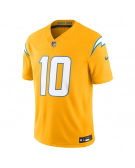 Justin Herbert Los Angeles Chargers Nike Alternate Charger Power Vapor F.U.S.E. Limitiertes Trikot – Gold