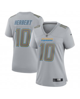 Justin Herbert Los Angeles Chargers Nike Atmosphere Fashion Game-Trikot für Damen – Grau