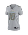 Justin Herbert Los Angeles Chargers Nike Atmosphere Fashion Game-Trikot für Damen – Grau