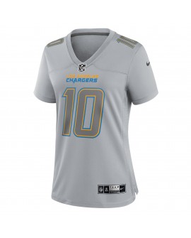 Justin Herbert Los Angeles Chargers Nike Atmosphere Fashion Game-Trikot für Damen – Grau