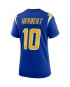 Justin Herbert Los Angeles Chargers Nike Damen-Spieler Trikot – Royal