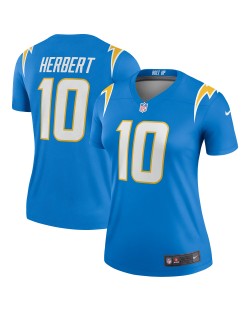 Justin Herbert Los Angeles Chargers Nike Legend Spieler Performance-Oberteil für Damen – Pulverblau