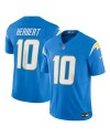 Justin Herbert Los Angeles Chargers Nike Vapor F.U.S.E. Limitiertes Trikot – Puderblau