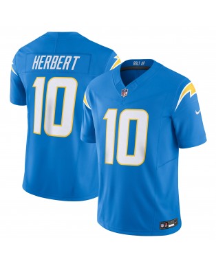 Justin Herbert Los Angeles Chargers Nike Vapor F.U.S.E. Limitiertes Trikot – Puderblau