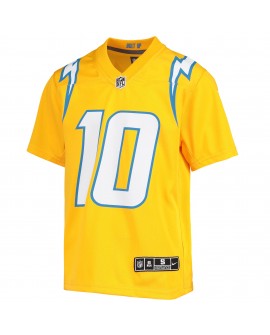 Justin Herbert Los Angeles Chargers Nike Inverted Team-Spieler Trikot für Jugendliche – Gold
