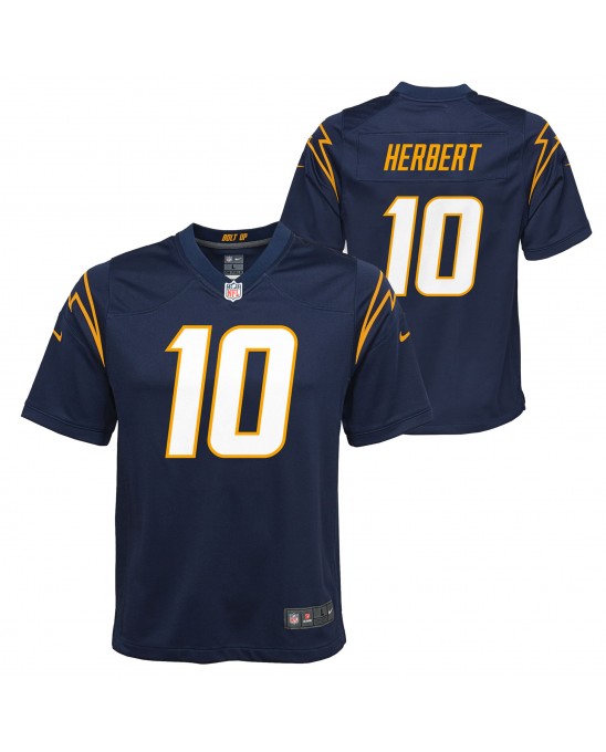 Justin Herbert Los Angeles Chargers Nike Jugend-Spieler Trikot – Marineblau