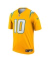Justin Herbert Los Angeles Chargers Nike Alternate Charger Power Legend Spieler Performance Top – Gold