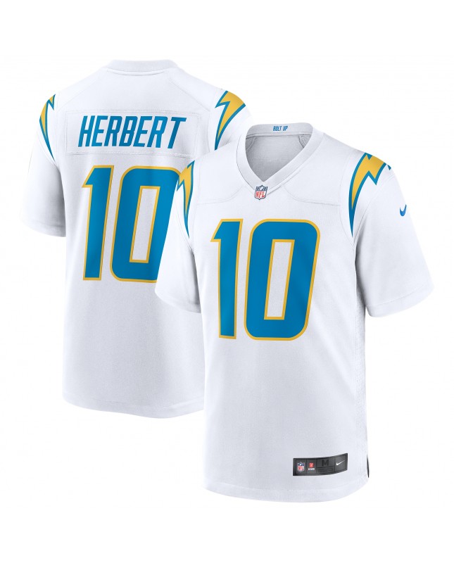 Justin Herbert Los Angeles Chargers Nike Spieler Trikot – Weiß