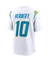 Justin Herbert Los Angeles Chargers Nike Spieler Trikot – Weiß