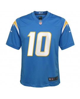Justin Herbert Los Angeles Chargers Nike Jugend-Spieler Trikot – Pulverblau