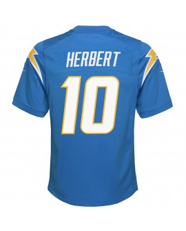 Justin Herbert Los Angeles Chargers Nike Jugend-Spieler Trikot – Pulverblau