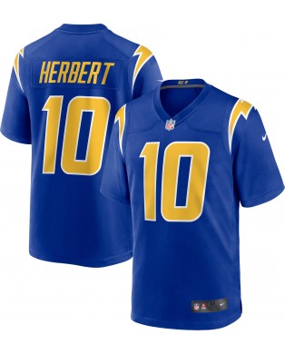 Justin Herbert Los Angeles Chargers Nike Ausweichtrikot – Royal