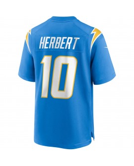 Justin Herbert Los Angeles Chargers Nike Spieler-Spieler Trikot – Pulverblau