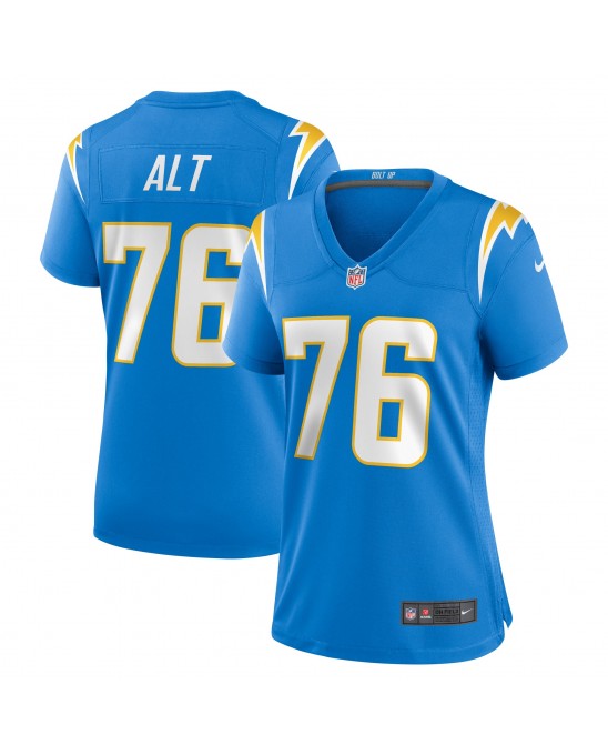 Joe Alt Los Angeles Chargers Nike Damen 2024 NFL Draft First Round Pick SpielerTrikot – Pulverblau