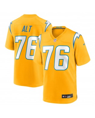Joe Alt Los Angeles Chargers Nike Alternate Charger Power Spielspieler-Trikot – Gold