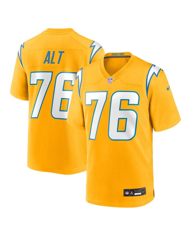 Joe Alt Los Angeles Chargers Nike Alternate Charger Power Spielspieler-Trikot – Gold