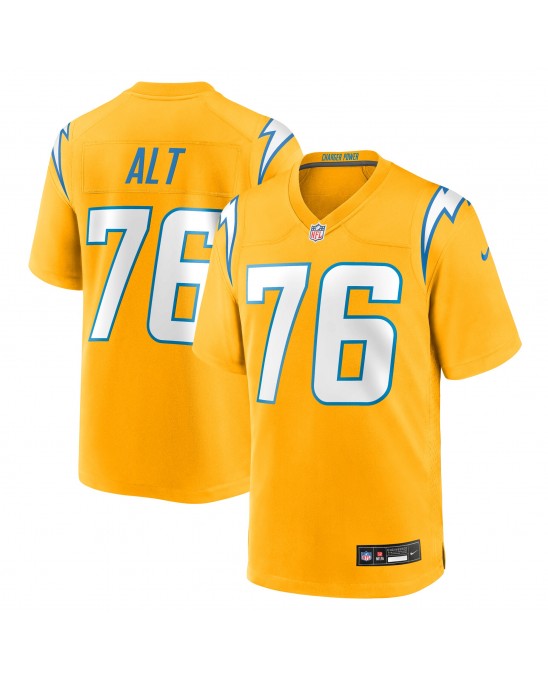 Joe Alt Los Angeles Chargers Nike Alternate Charger Power Spielspieler-Trikot – Gold