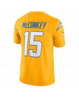 Ladd McConkey Los Angeles Chargers Nike Alternate Charger Power Vapor F.U.S.E. Limitiertes Trikot – Gold