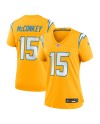 Ladd McConkey Los Angeles Chargers Nike Damen Alternate Charger Power Spieler Trikot – Gold