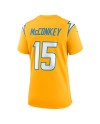 Ladd McConkey Los Angeles Chargers Nike Damen Alternate Charger Power Spieler Trikot – Gold