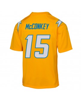 Ladd McConkey Los Angeles Chargers Nike Alternate Charger PowerSpiele-Trikot für Jugendliche – Gold