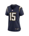 Ladd McConkey Los Angeles Chargers Nike Alternate Super Chargers Spieler Trikot für Damen – Marineblau