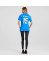Ladd McConkey Los Angeles Chargers Nike Damen-Spieler Trikot – Pulverblau
