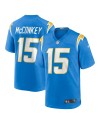 Ladd McConkey Los Angeles Chargers Nike Jugend-Spieler Trikot – Pulverblau