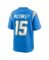 Ladd McConkey Los Angeles Chargers Nike Jugend-Spieler Trikot – Pulverblau