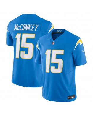 Ladd McConkey Los Angeles Chargers Nike Team Vapor F.U.S.E. Limitiertes Trikot – Puderblau