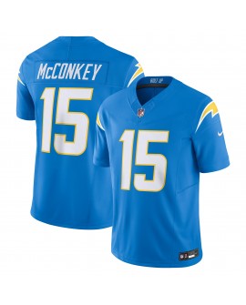 Ladd McConkey Los Angeles Chargers Nike Team Vapor F.U.S.E. Limitiertes Trikot – Puderblau