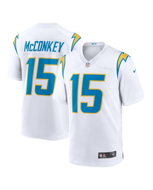 Ladd McConkey Los Angeles Chargers Nike Spieler Trikot – Weiß