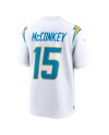 Ladd McConkey Los Angeles Chargers Nike Spieler Trikot – Weiß