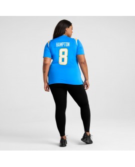 Omarion Hampton Los Angeles Chargers Nike Damen-Team-Spieler Trikot – Pulverblau