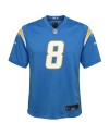 Omarion Hampton Los Angeles Chargers Nike Jugendmannschafts-Spieler Trikot – Pulverblau