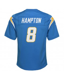 Omarion Hampton Los Angeles Chargers Nike Jugendmannschafts-Spieler Trikot – Pulverblau
