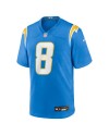 Omarion Hampton Los Angeles Chargers Nike Team Game-Trikot – Pulverblau