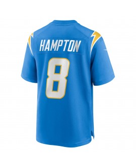 Omarion Hampton Los Angeles Chargers Nike Team Game-Trikot – Pulverblau