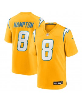 Omarion Hampton Los Angeles Chargers Nike Alternate Charger Power Spielspieler-Trikot – Gold