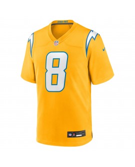 Omarion Hampton Los Angeles Chargers Nike Alternate Charger Power Spielspieler-Trikot – Gold