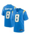 Omarion Hampton Los Angeles Chargers Nike 2025 NFL Draft First Round PickTrikot – Pulverblau